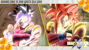 CPU vs CPU | Gohanks DBH vs Xeno Gogeta SSJ4 DBH | Dragonball Xenoverse 2 Mod