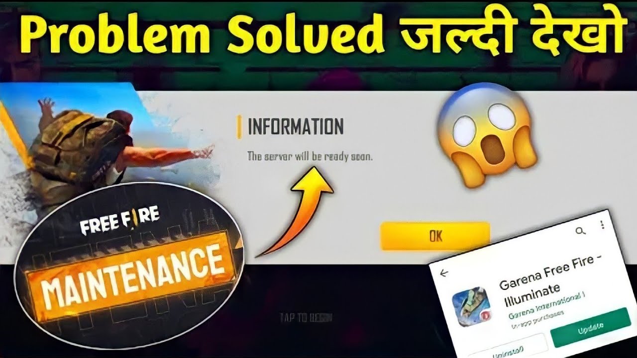 The Server Will Be Ready Soon Problem Solved 🤩 | How To Open Free Fire | How to Update Free Fire
