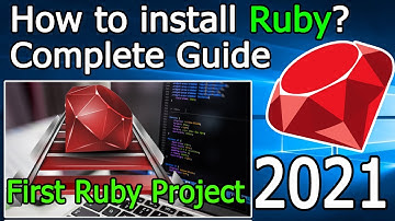 How to Install Ruby on Windows 10 [ 2021 Update ] Write your first program in Ruby | Complete Guide