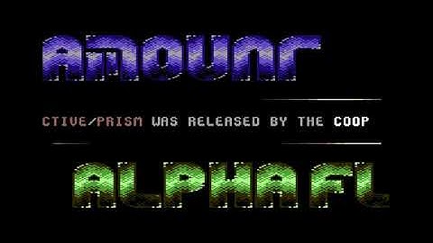 Paramount and Alpha Flight  Intro 3 ! Commodore 64 (C64)