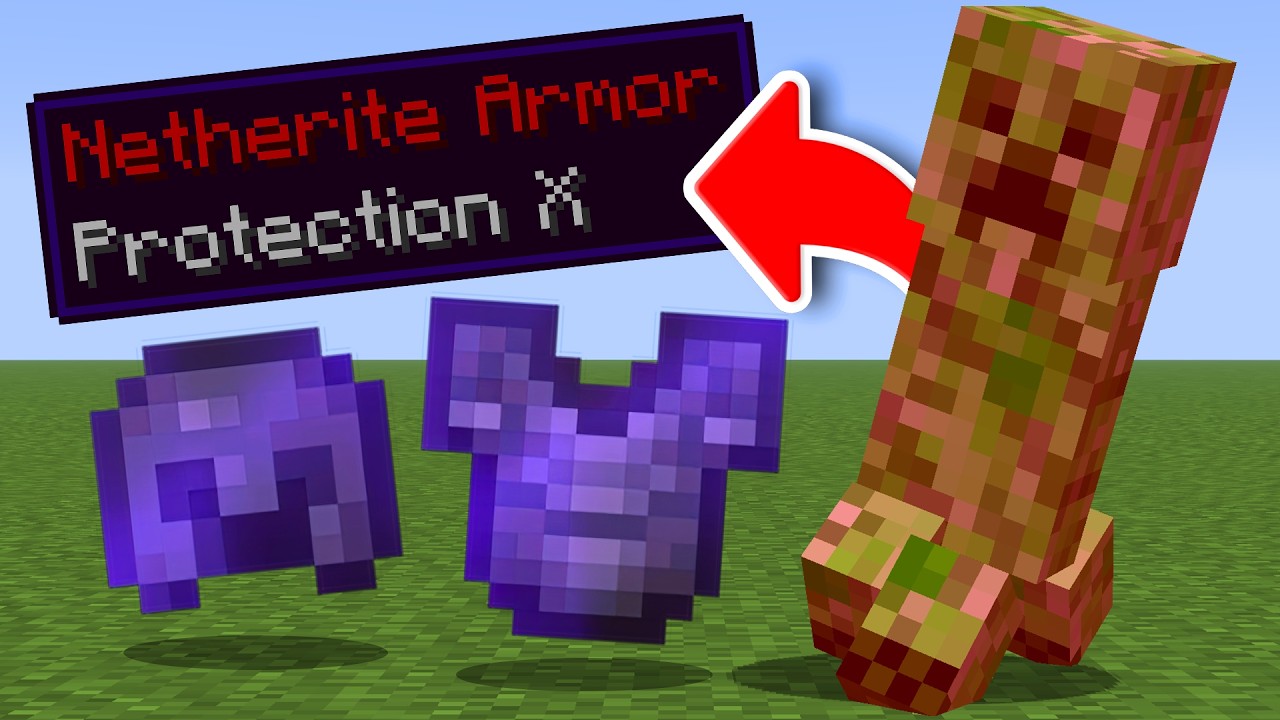 Minecraft, But Mobs Drop OP Loot