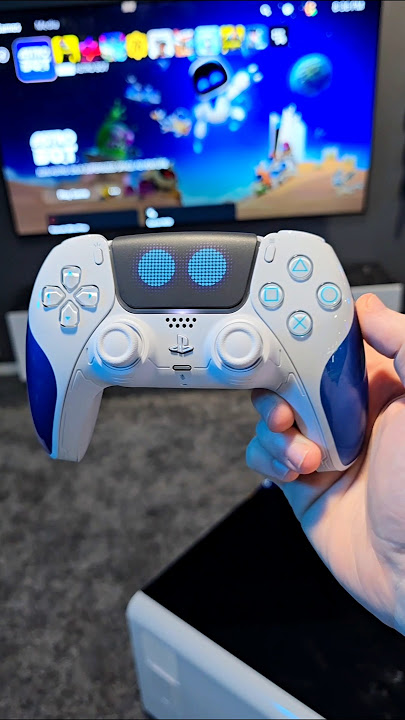 ASTRO BOT PS5 Controller UNBOXING 💙🎮  #Gaming #PS5 #AstroBot #Viral /Gifted by PlayStation AD