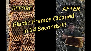 An Exciting New Tool To Clean Plastic Foundation Frames So They Can Be Reused In Your Beehive