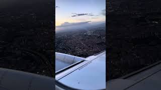 Take off from the Naples International Airport Italy