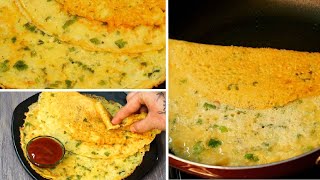 Easy Besan Ka Nashta? | Super Soft Healthy Breakfast | Besan Eggless Omelette | Omelette | shorts