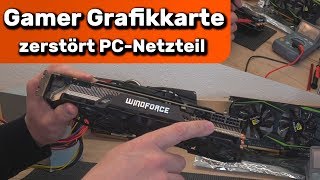 Gaming Grafikkarte zerstört auch noch PC-Netzteil - mit Multimeter ganz einfach durchmessen