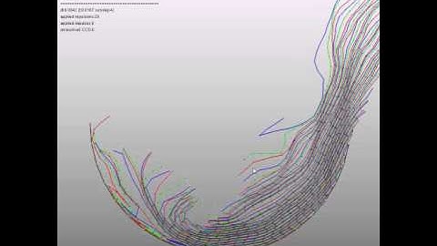 2D Cloth collision handling stress test