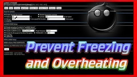 {JB PS3} Recommended Fan Speed Settings *2018*