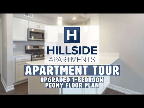 Upgraded 1-Bedroom Apartment Video Tour (Peony Floor Plan) - Hillside Apartments (Wixom, MI)