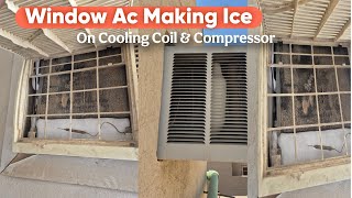 Split And Window Air Conditioner Making Ice On Cooling Coil And Compressor || How To Fix Ac Icing