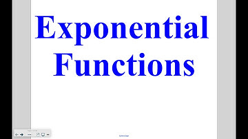 Algebra - Lesson 9-1: Exponential Functions and Equations