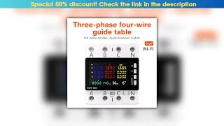 Limited 85-290V WiFi Power Meter KWS-306WF Digital Energy Tester Current Voltage Protector Relay Sw