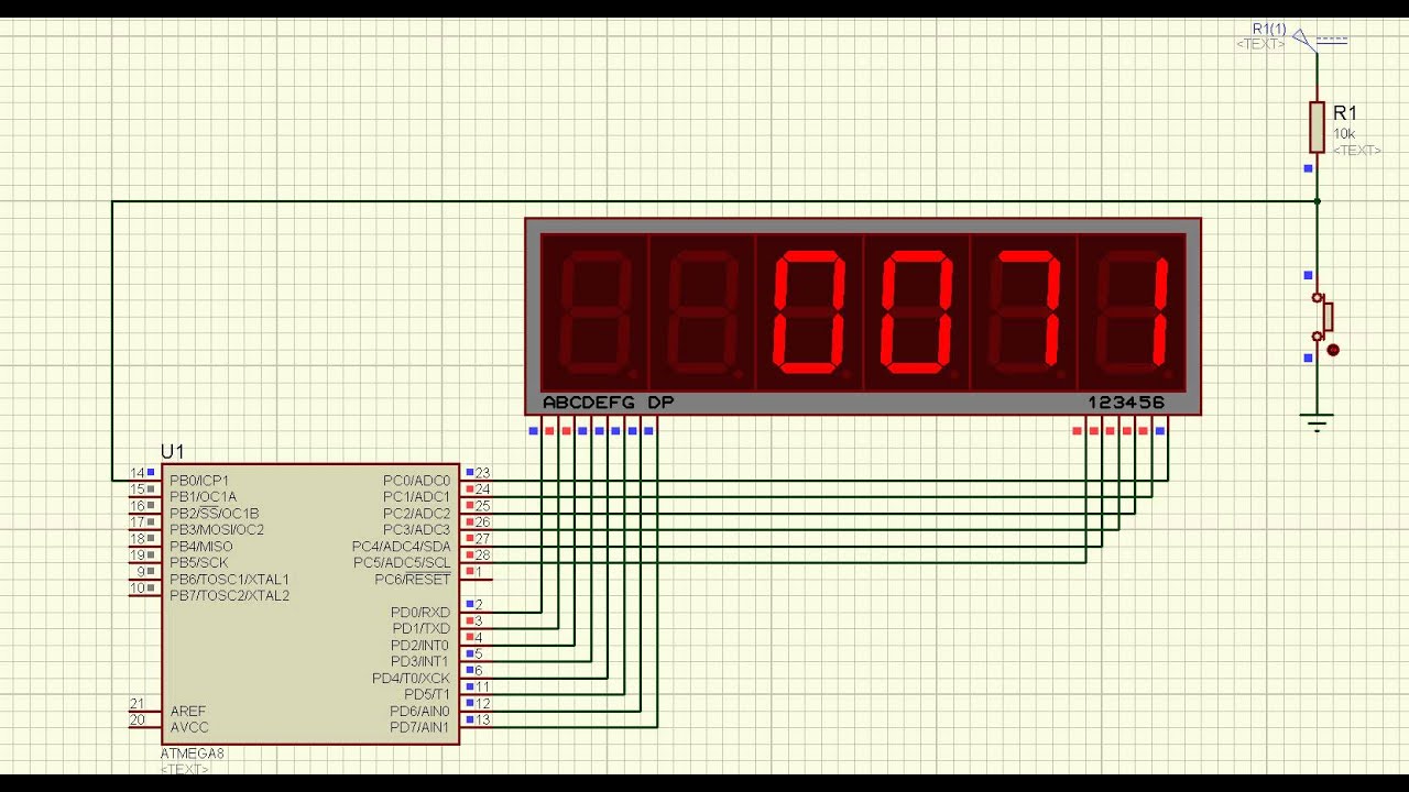 COUNTER WITH ATMEGA8
