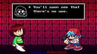 Fnf Vs Chara Knife Fight Original By Chinos Animated
