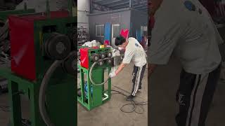 Electric five-wheel pipe bending machine for one-time forming of round and square pipes.