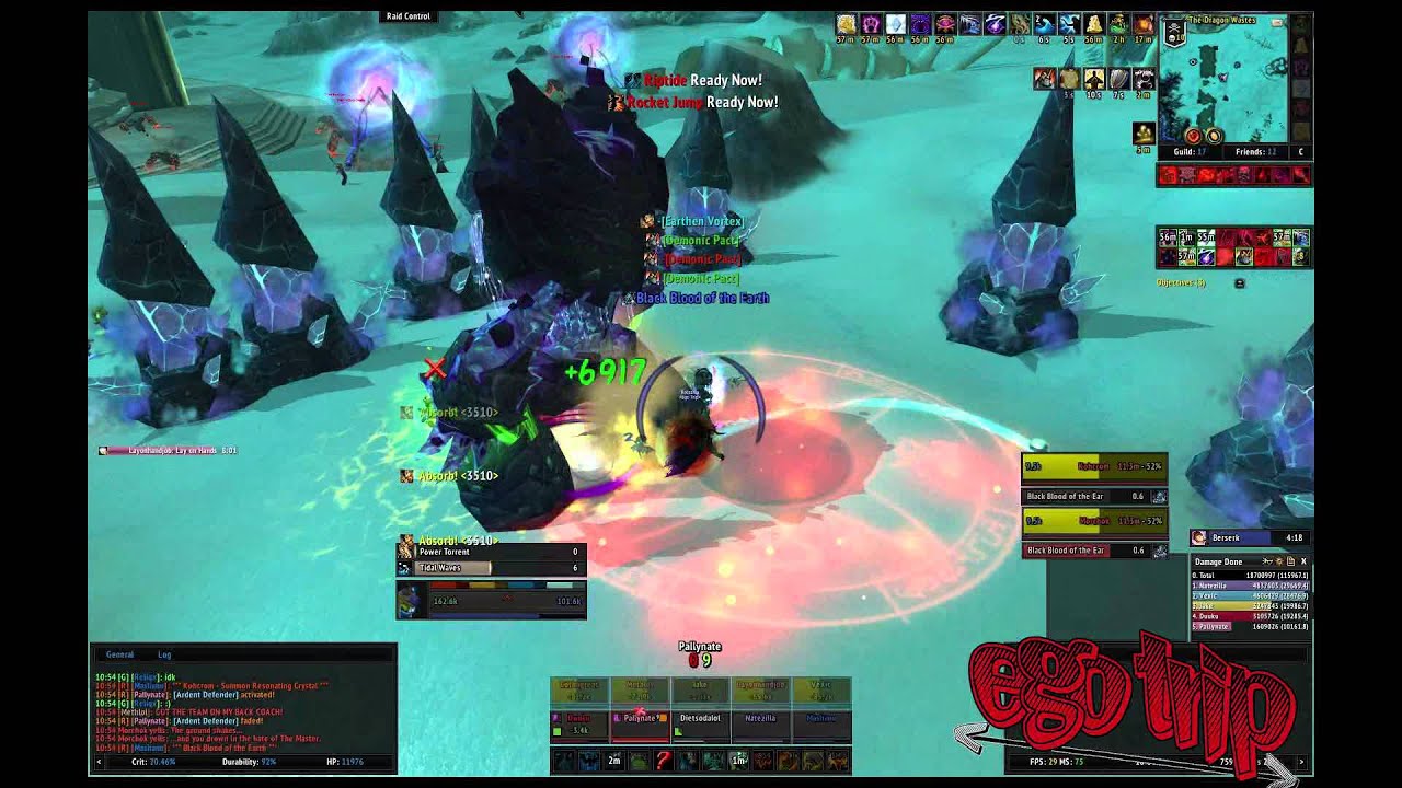 Ego Trip 10-man Heroic Morchok (Resto Shaman)