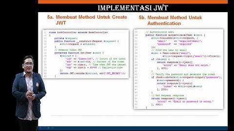 Keamanan Web Service Implementasi JSON Web Token JWT dengan Framework Lumen 2