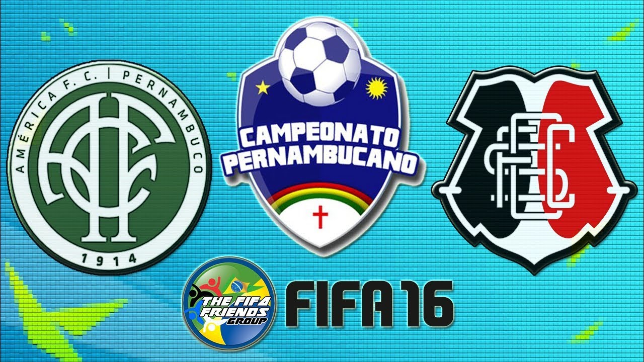 América-PE VS. Santa Cruz (21/01/2018) Campeonato Pernambucano - FIFA 16