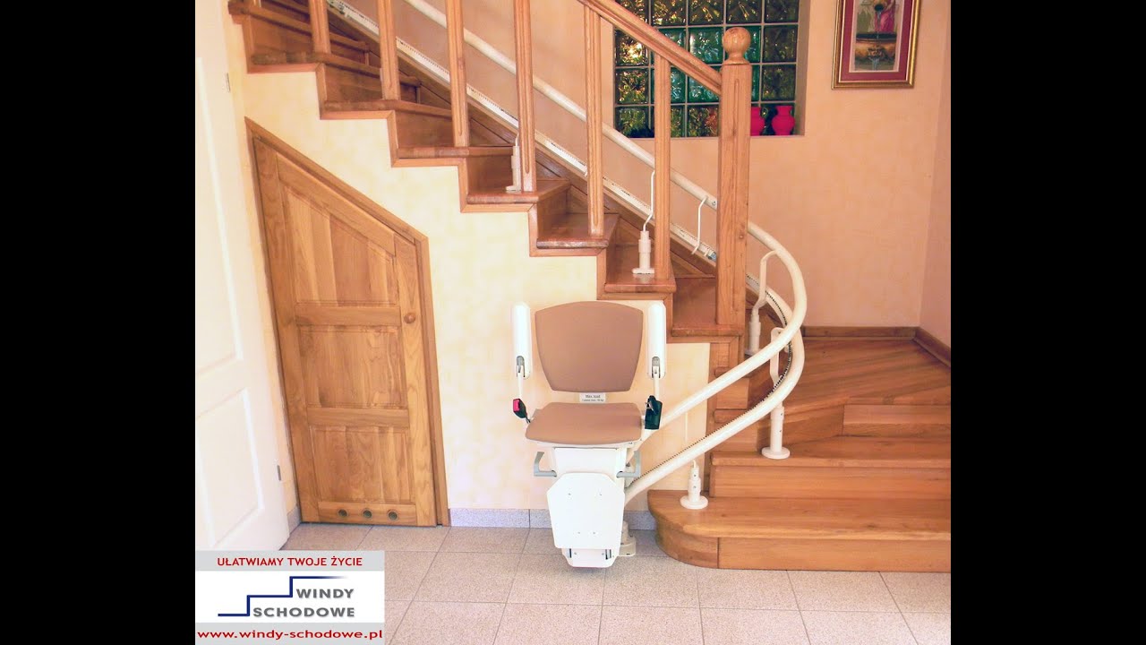 Krzesełko schodowe krzywoliniowe model Otolift TWO