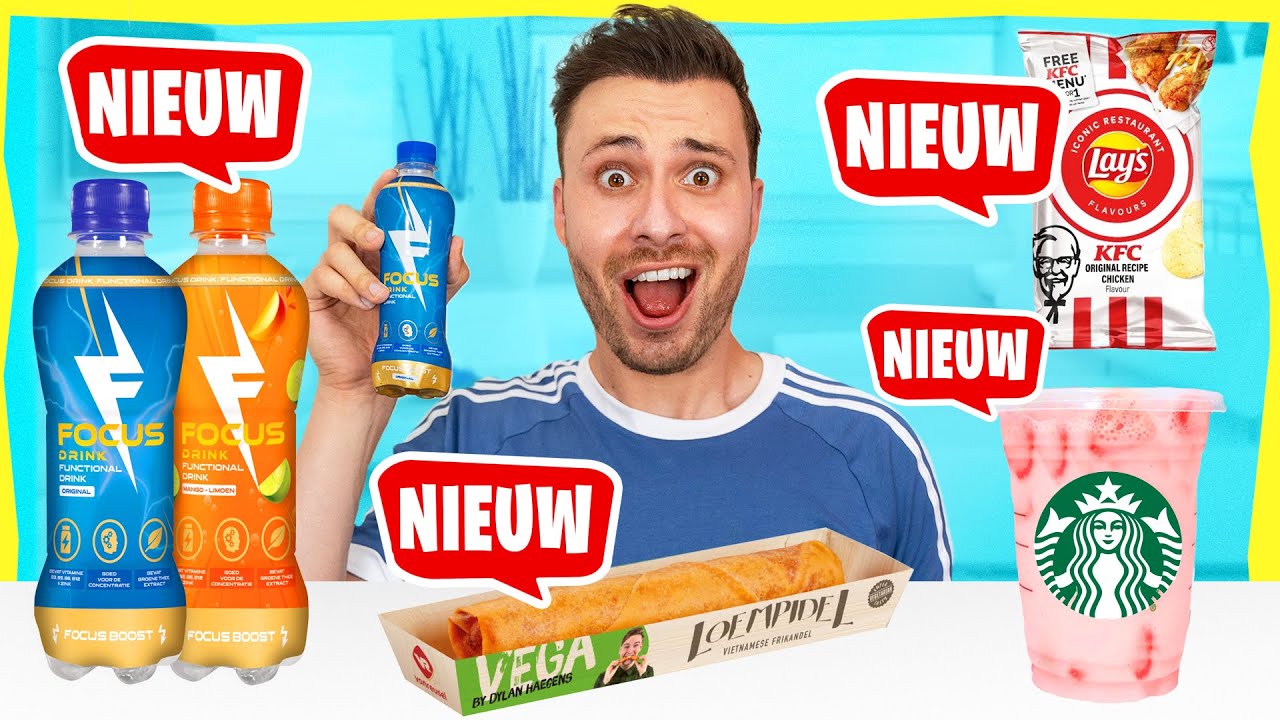 24 UUR ALLEEN MAAR NIEUWE PRODUCTEN ETEN & TESTEN! *Deel 2*