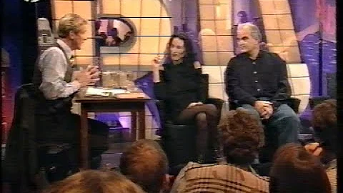 Karin Spaink (deel 2) en Tim Krabb in 1995 bij Jan...