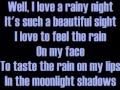 Eddie rabbitt i love a rainy night lyrics