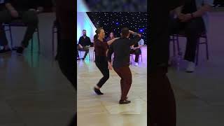 Improv West Coast Swing dance to Boyfriend - Usher by Ben Morris &amp; Cameo McHenry at SwingCouver 2024