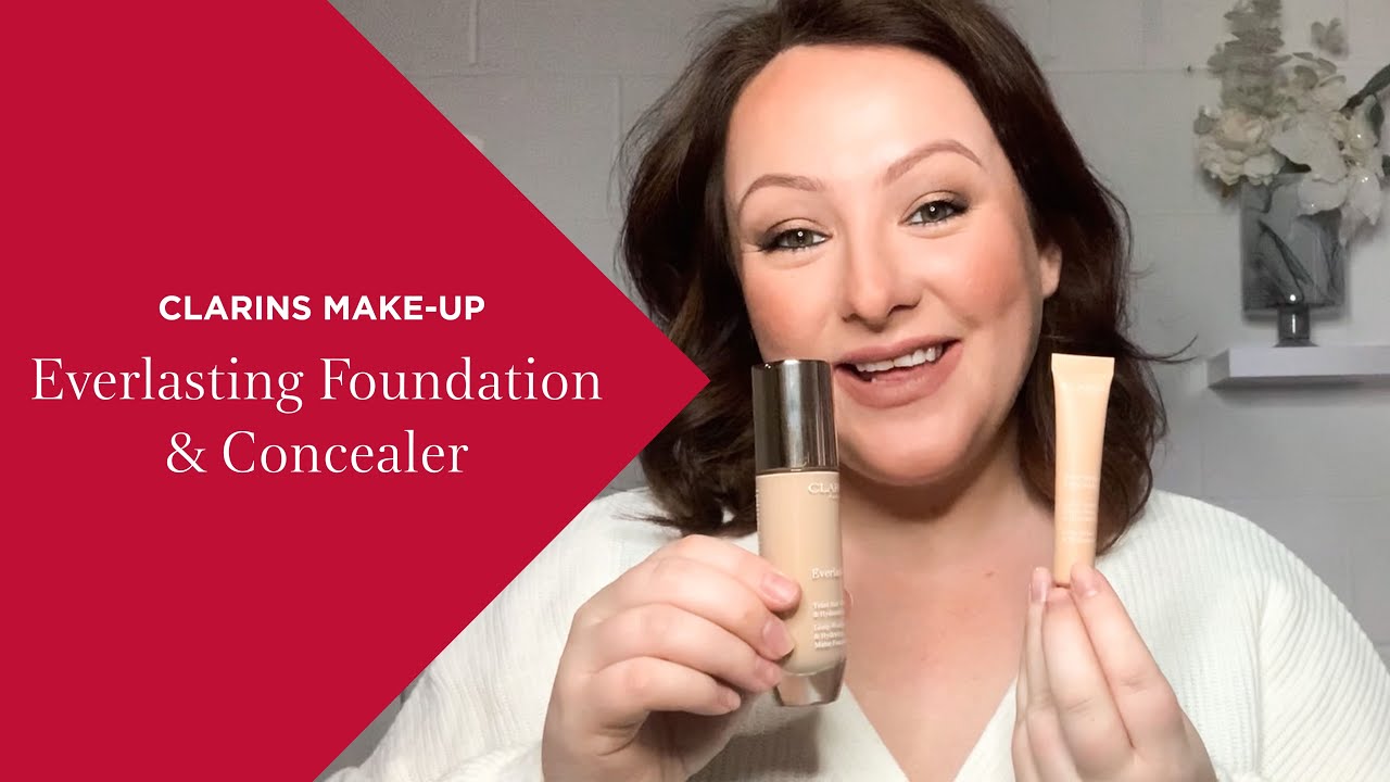 Decode Koncession Stipendium Clarins Make-Up: NEW Everlasting Foundation & Concealer - YouTube