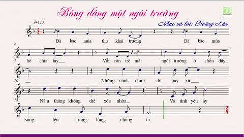 Bóng dáng một ngôi trường -  Âm nhạc lớp 9 - Có lời hát - Có beat nhạc