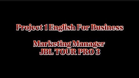 Project (1) "English for Business" - Universitas Bina Sarana Informatika (UBSI)