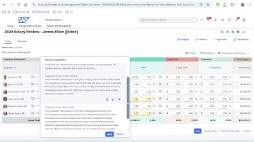 2H 2024: Demo of AI Assisted writing in Compensation
