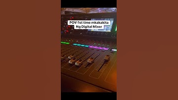 The first time you saw a digital mixer in your life! #soundtechnicians  #soundtech