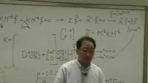 [Lecture 16-5: Modal Analysis] Mechanical Vibration by Prof. Yang-Hann Kim at KAIST