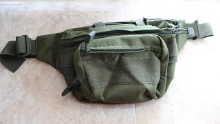 Тактическая поясная сумка Китайского производства.(Размеры: 16 х 27 х 12(см). Материал: нейлон. Пропитка ткани: PVC Вес: 380 г. Ширина в поясе: от 27 до 120(см). Вступай в..., 2015-08-11T13:19:08.000Z)