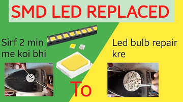 How To Change/Replace SMD LED Chips(Simple Electronics Tricks) - Very Useful ||