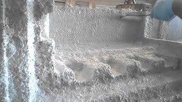 GFRC Cornice Part VI   Compacting Back up Mix