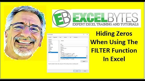 Hiding Zeros When Using The FILTER Function In Excel