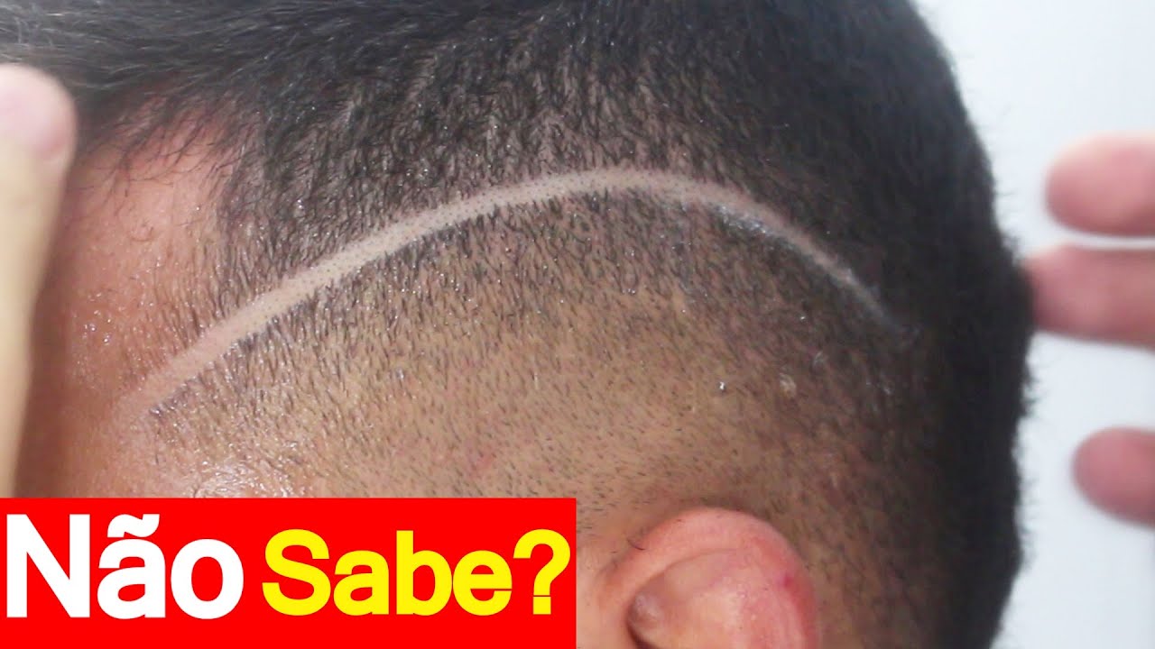 COMO FAZER DOIS RISQUINHOS NO CABELO, BEM RÁPIDO E FÁCIL.