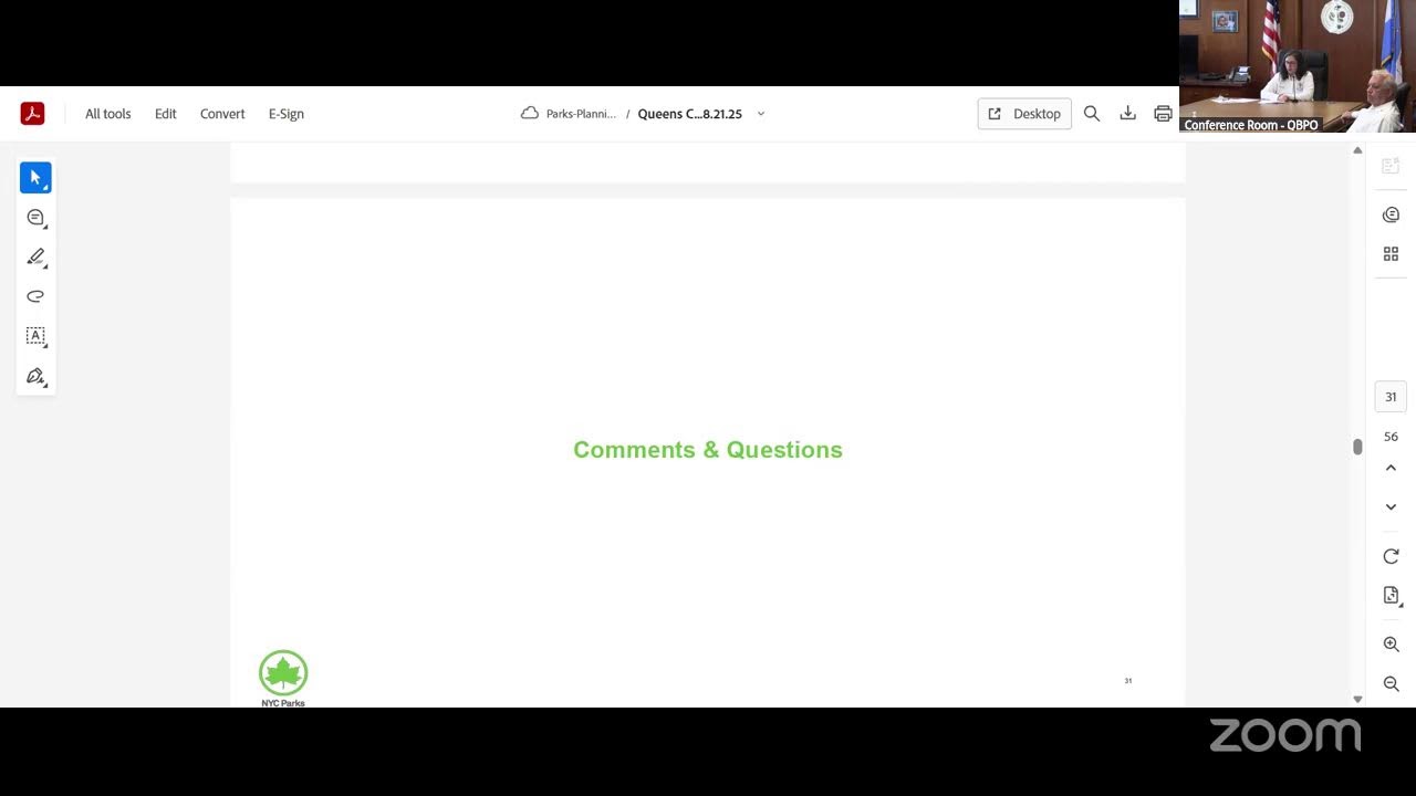 Queens Borough President Land Use Public Hearing