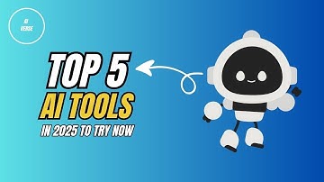 These 5 AI Tools Will Change Everything in 2025! 🤖