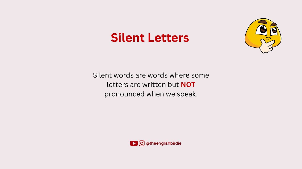 Silent Letters in English for Beginners | Silent K & Silent B | Easy English