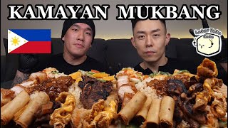 FIRST TIME TRYING KAMAYAN/BOODLE FIGHT | LaterTofuEats