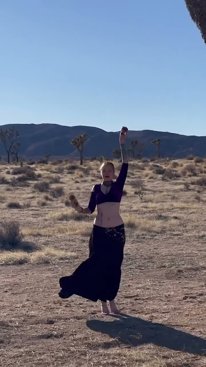 Belly dance in a desert/ Fat Chance Belly Dance / ATS style  #fatchancebellydance