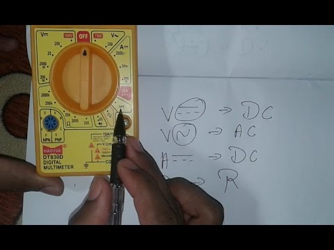 Introduction of Digital Multimeter, Easy to Understand ( In Hindi