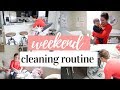 SUNDAY MORNING CLEANING ROUTINE 2019 // CLEANING MOTIVATION // WEEKEND CLEAN WITH ME
