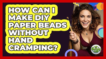How Can I Make DIY Paper Beads Without Hand Cramping? - The Upcycle Lab