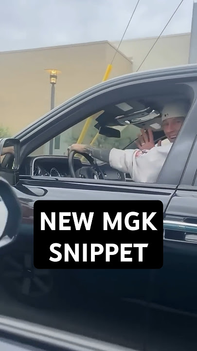 pov: you randomly see mgk play new song 'cliché' in his rolls royce 😭 'cliché' out this friday!