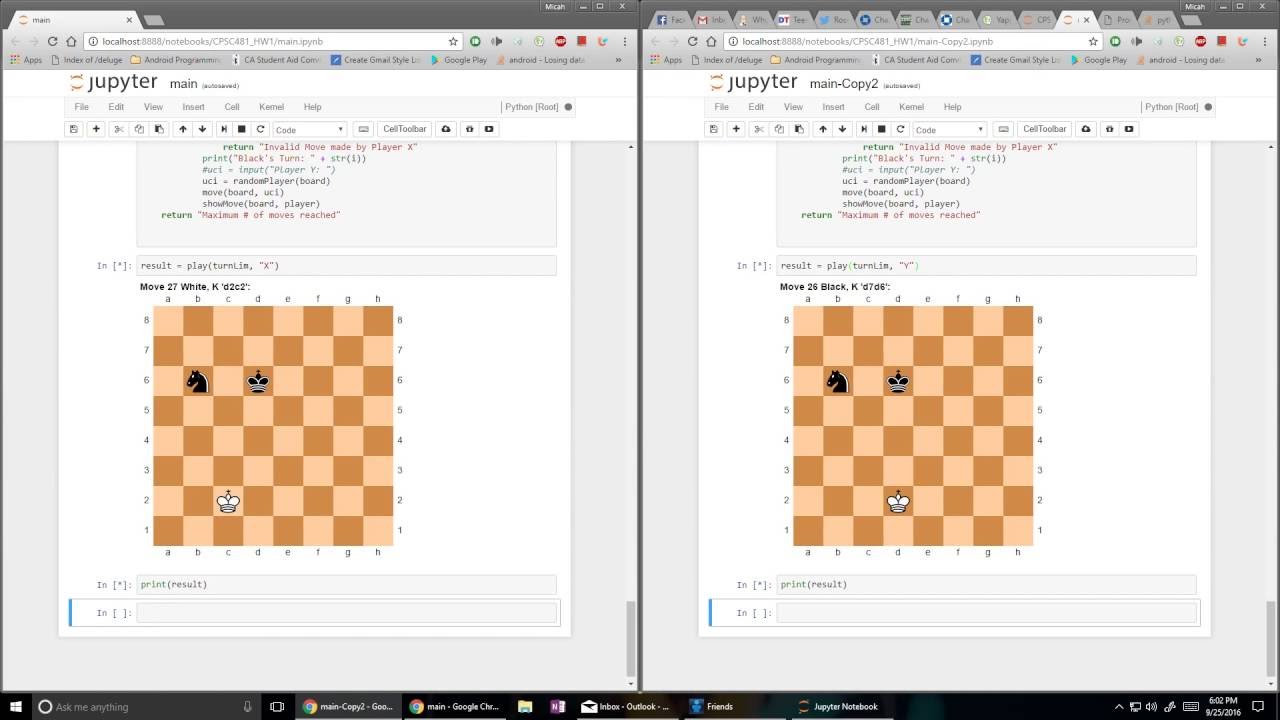 Jupyter Notebook - Chess - YouTube