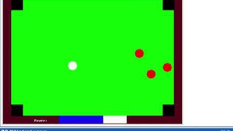 Pool Practice on an ARMv7 DE1-SoC