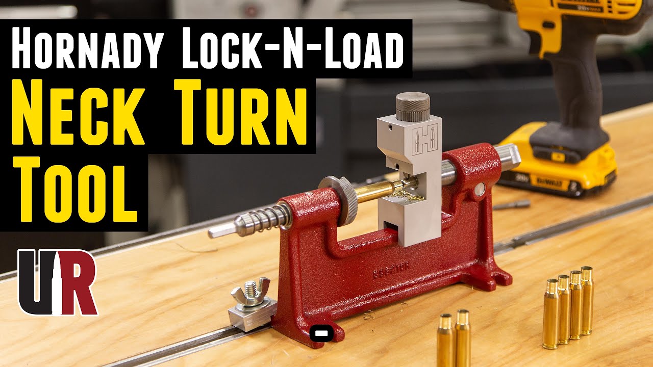 Hornady LockNLoad Neck Turn Tool Unboxing/Setup/Turning YouTube